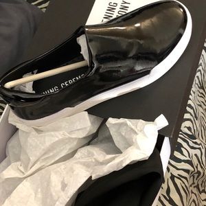 Opening ceremony slip on platform shoes